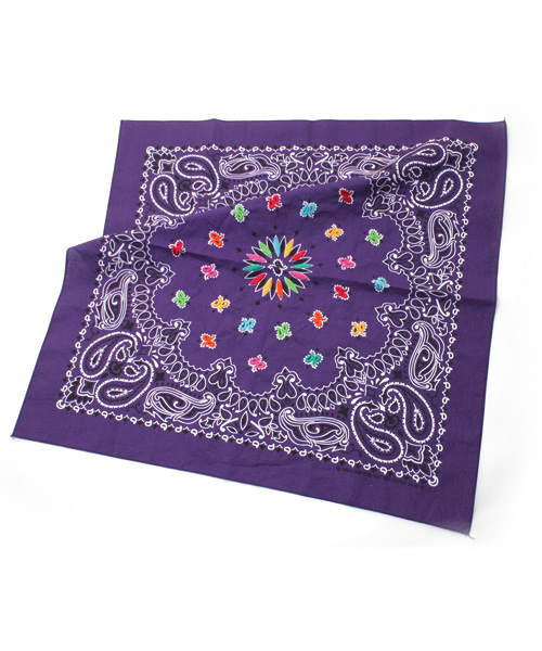 BEAUTY&YOUTH UNITED ARROWS（ビューティーアンドユースユナイテッドアローズ）の「＜OAXACA＞ Stitch BANDANNA（バンダナ/スカーフ・メンズ・ブラック/ダークグレー/ブラウン/ワインレッド/オリーブ/ネイビー/ターコイズブルー/パープル/ベージュ/オレンジ/その他1・フリー）」の9枚目の写真