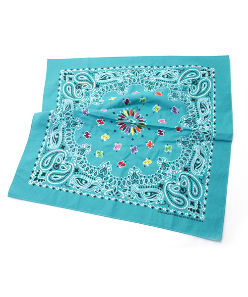 BEAUTY&YOUTH UNITED ARROWS（ビューティーアンドユースユナイテッドアローズ）の「＜OAXACA＞ Stitch BANDANNA（バンダナ/スカーフ・メンズ・ブラック/ダークグレー/ブラウン/ワインレッド/オリーブ/ネイビー/ターコイズブルー/パープル/ベージュ/オレンジ/その他1・フリー）」の8枚目の写真