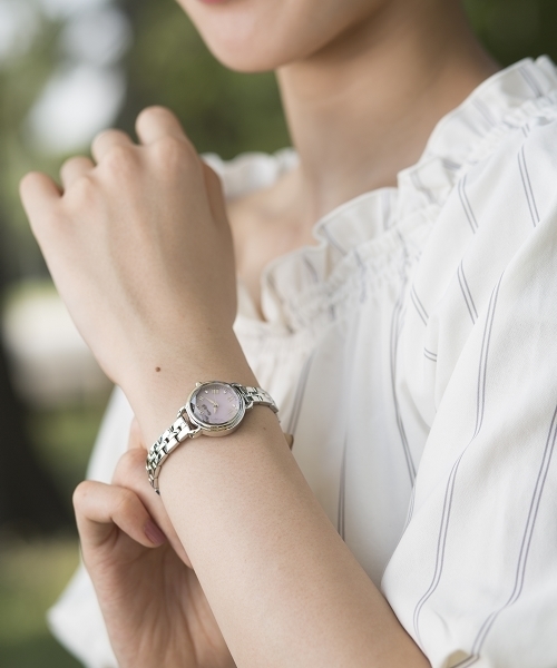 RubinRosa（ルビンローザ）の「【Rubin Rosa】 ルビンローザ R019 レディース 腕時計（アナログ腕時計・レディース・ブラック×シルバー/ライトピンク/ブルー・FREE）」の12枚目の写真