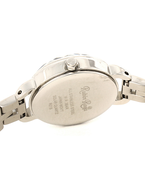 RubinRosa（ルビンローザ）の「【Rubin Rosa】 ルビンローザ R019 レディース 腕時計（アナログ腕時計・レディース・ブラック×シルバー/ライトピンク/ブルー・FREE）」の6枚目の写真