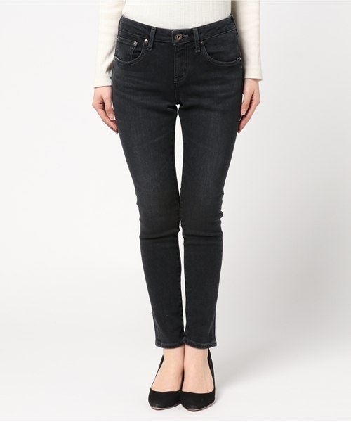 fireservice(ファイヤーサービス)の「Fire Service:テーパードスキニー black(デニムパンツ・レディース・ブラック・23/25/24)」の2枚目の写真