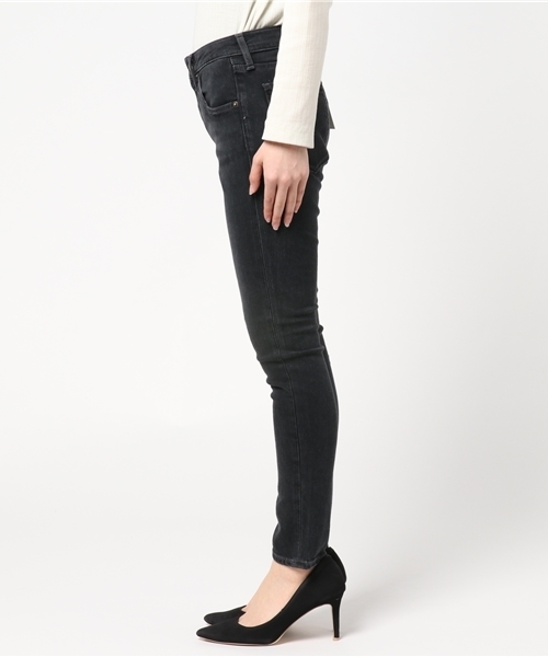 fireservice(ファイヤーサービス)の「Fire Service:テーパードスキニー black(デニムパンツ・レディース・ブラック・23/25/24)」の3枚目の写真