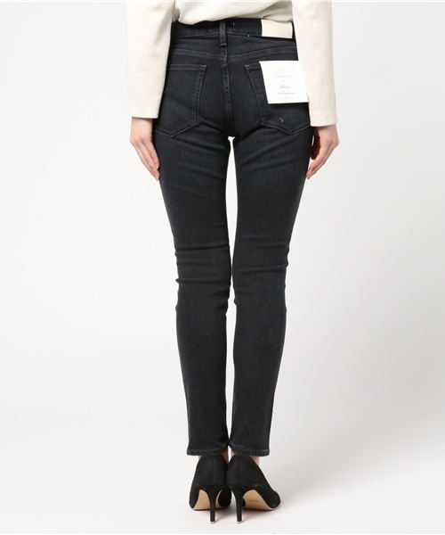 fireservice(ファイヤーサービス)の「Fire Service:テーパードスキニー black(デニムパンツ・レディース・ブラック・23/25/24)」の4枚目の写真