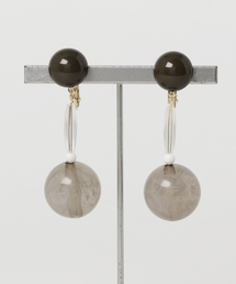 un dix cors | マーブルボールMIXイヤリング(イヤリング)