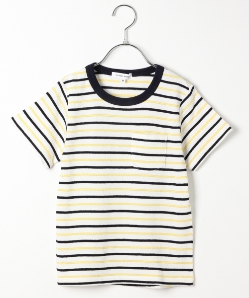 GLOBAL WORK（グローバルワーク）の「【キッズ】ラフインレイＴシャツ半袖/747186（Tシャツ/カットソー・キッズ・ライトイエロー/グレー/ブラック/ネイビー・SMALL/MEDIUM/LARGE/X-LARGE/XX-LARGE）」の4枚目の写真