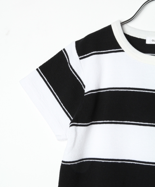 GLOBAL WORK（グローバルワーク）の「【キッズ】ラフインレイＴシャツ半袖/747186（Tシャツ/カットソー・キッズ・ライトイエロー/グレー/ブラック/ネイビー・SMALL/MEDIUM/LARGE/X-LARGE/XX-LARGE）」の5枚目の写真