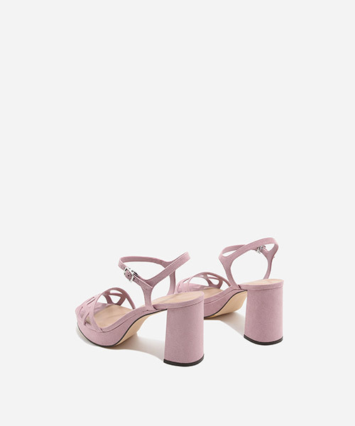 CHARLES & KEITH(チャールズ & キース)の「レザーカットプラットフォームサンダル / LASER-CUT PLATFORM SANDALS(サンダル・レディース・ピンク/グレー/ブラック・23cm/24cm/22cm/23.5cm/22.5cm/24.5cm)」の5枚目の写真