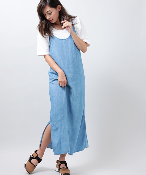Denime(ドゥニーム)の「UネックベーシックTシャツ(Tシャツ/カットソー・レディース・ブラック/オフホワイト/マスタード/ピンク・FREE)」の17枚目の写真