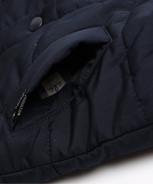 apres les cours（アプレレクール）の「リバーシブル中綿ベスト（ダウンベスト・キッズ・ネイビー/キャメル・90/80/100/110/120/130/140）」の5枚目の写真