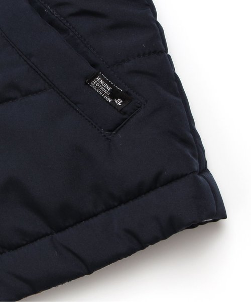 apres les cours（アプレレクール）の「リバーシブル中綿ベスト（ダウンベスト・キッズ・ネイビー/キャメル・90/80/100/110/120/130/140）」の6枚目の写真