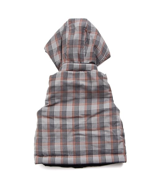 apres les cours（アプレレクール）の「リバーシブル中綿ベスト（ダウンベスト・キッズ・ネイビー/キャメル・90/80/100/110/120/130/140）」の15枚目の写真