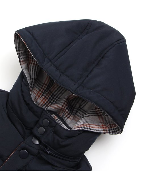 apres les cours（アプレレクール）の「リバーシブル中綿ベスト（ダウンベスト・キッズ・ネイビー/キャメル・90/80/100/110/120/130/140）」の16枚目の写真