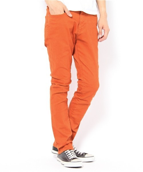 WEGO(ウィゴー)の「スリムフィットストレッチパンツ(チノパンツ・メンズ・ブラック/ライトグレー/グリーン/ネイビー/マスタード/ピンク系その他/レッド/ワイン/ブルー/オレンジ・SMALL/MEDIUM/LARGE)」の10枚目の写真