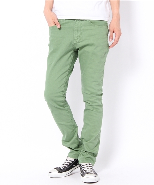 WEGO(ウィゴー)の「スリムフィットストレッチパンツ(チノパンツ・メンズ・ブラック/ライトグレー/グリーン/ネイビー/マスタード/ピンク系その他/レッド/ワイン/ブルー/オレンジ・SMALL/MEDIUM/LARGE)」の4枚目の写真