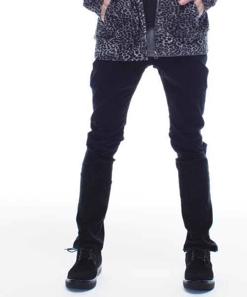 WEGO(ウィゴー)の「スリムフィットストレッチパンツ(チノパンツ・メンズ・ブラック/ライトグレー/グリーン/ネイビー/マスタード/ピンク系その他/レッド/ワイン/ブルー/オレンジ・SMALL/MEDIUM/LARGE)」の2枚目の写真