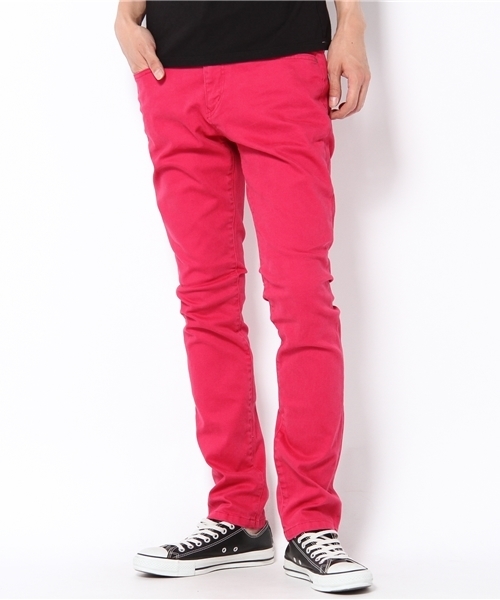 WEGO(ウィゴー)の「スリムフィットストレッチパンツ(チノパンツ・メンズ・ブラック/ライトグレー/グリーン/ネイビー/マスタード/ピンク系その他/レッド/ワイン/ブルー/オレンジ・SMALL/MEDIUM/LARGE)」の20枚目の写真