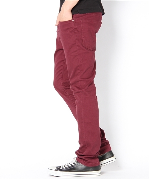 WEGO(ウィゴー)の「スリムフィットストレッチパンツ(チノパンツ・メンズ・ブラック/ライトグレー/グリーン/ネイビー/マスタード/ピンク系その他/レッド/ワイン/ブルー/オレンジ・SMALL/MEDIUM/LARGE)」の11枚目の写真