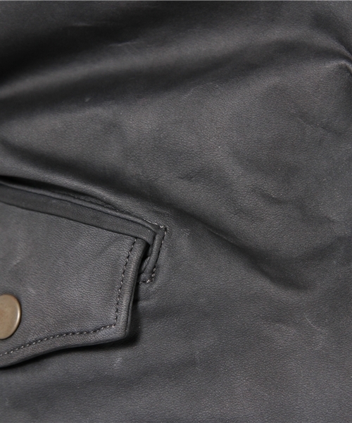 Ray BEAMS（レイビームス）の「sisii / ダブルライダース（ライダースジャケット・レディース・チャコールグレー/ライトグレー・XX-SMALL/X-SMALL/SMALL）」の7枚目の写真