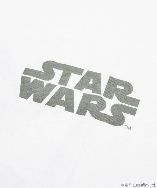 STAR WARS（スターウォーズ）の「STAR WARS 和風Tシャツ「力戦奮闘/銀河帝国軍」　和装小物（Tシャツ/カットソー・メンズ・ホワイト/ブラック・L/LL/M/XXL）」の3枚目の写真