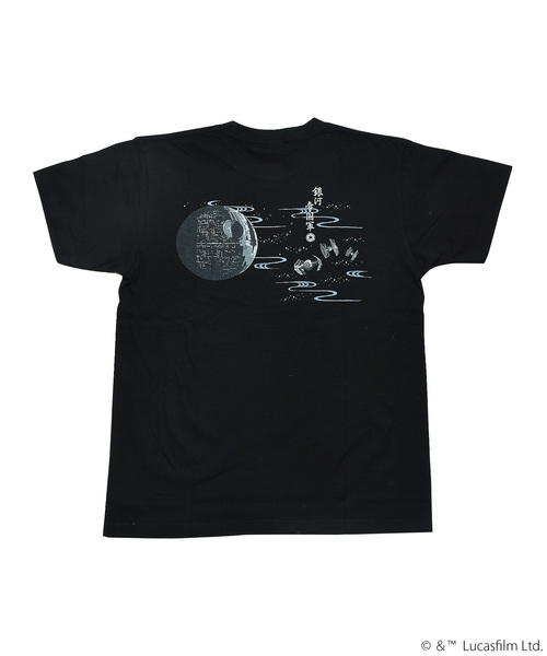 STAR WARS（スターウォーズ）の「STAR WARS 和風Tシャツ「力戦奮闘/銀河帝国軍」　和装小物（Tシャツ/カットソー・メンズ・ホワイト/ブラック・L/LL/M/XXL）」の11枚目の写真