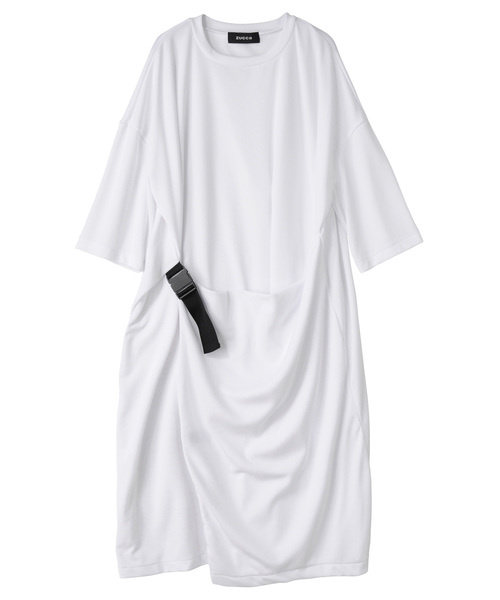 ZUCCA/クールジャージィー/ワンピース/変形/ズッカ ZUCCa（ズッカ）の「クールジャージィー（ワンピース）」 - WEAR
