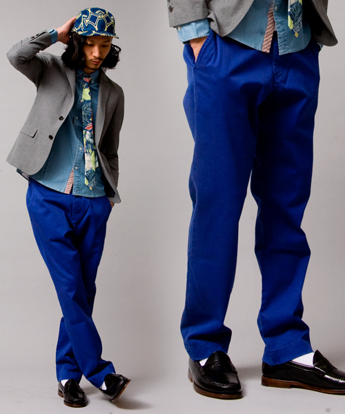 BEAUTY&YOUTH UNITED ARROWS（ビューティーアンドユースユナイテッドアローズ）の「by ∴ オーバーダイ チノ ノープリーツ テーパード◆ §2（チノパンツ・メンズ・ベージュ/レッド/コバルトブルー・SMALL/X-LARGE/LARGE/MEDIUM）」の3枚目の写真