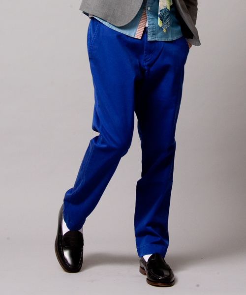 BEAUTY&YOUTH UNITED ARROWS（ビューティーアンドユースユナイテッドアローズ）の「by ∴ オーバーダイ チノ ノープリーツ テーパード◆ §2（チノパンツ・メンズ・ベージュ/レッド/コバルトブルー・SMALL/X-LARGE/LARGE/MEDIUM）」の5枚目の写真