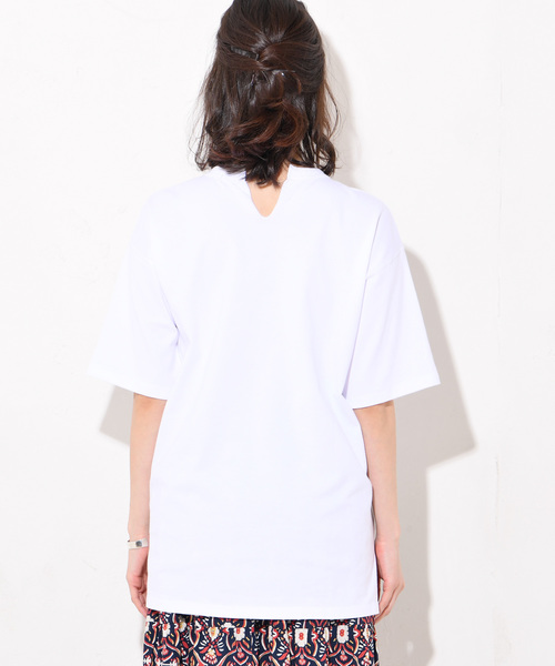 RIVE DROITE（リヴドロワ）の「ロゴオーバーサイズTee（Tシャツ/カットソー・レディース・ホワイト/ブラック/グレー・FREE）」の21枚目の写真