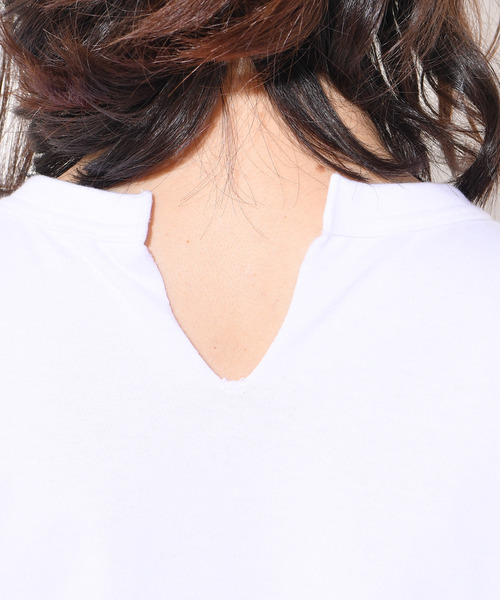 RIVE DROITE（リヴドロワ）の「ロゴオーバーサイズTee（Tシャツ/カットソー・レディース・ホワイト/ブラック/グレー・FREE）」の22枚目の写真