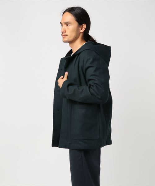 MHL.（エムエイチエル）の「LIGHT WOOL MELTON（ステンカラーコート