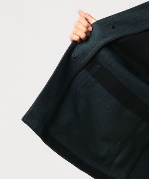 MHL.（エムエイチエル）の「LIGHT WOOL MELTON（ステンカラーコート