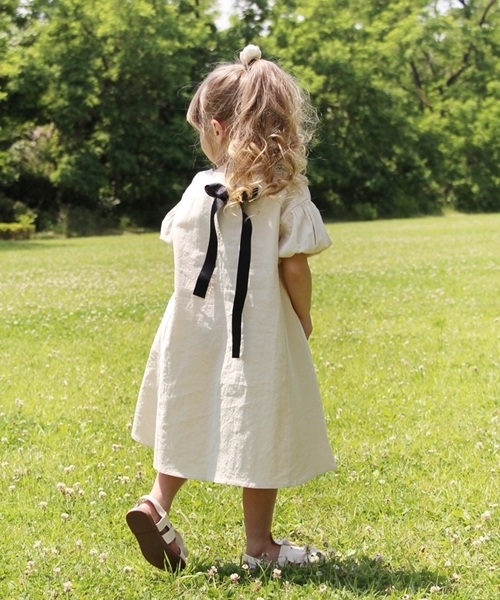 Rora（ローラ）の「ナチューラ ワンピース(2color)（ワンピース・キッズ・レッド/ナチュラル・110cm/100cm/120cm/130cm/140cm/150cm）」の11枚目の写真