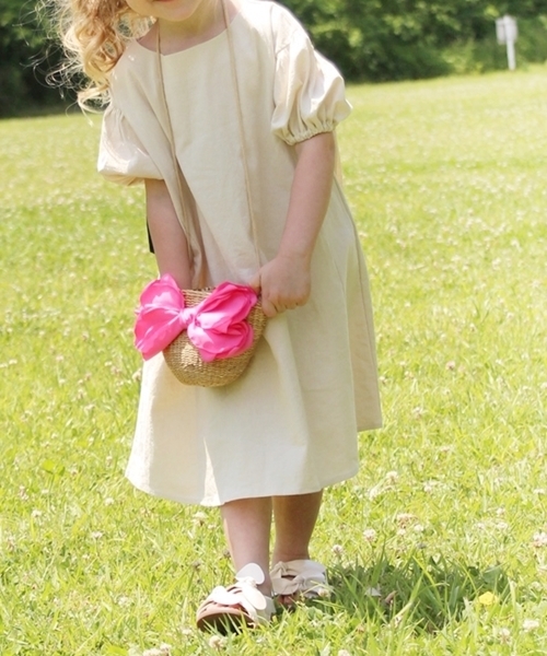 Rora（ローラ）の「ナチューラ ワンピース(2color)（ワンピース・キッズ・レッド/ナチュラル・110cm/100cm/120cm/130cm/140cm/150cm）」の13枚目の写真