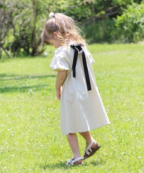 Rora（ローラ）の「ナチューラ ワンピース(2color)（ワンピース・キッズ・レッド/ナチュラル・110cm/100cm/120cm/130cm/140cm/150cm）」の18枚目の写真