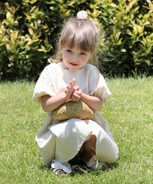 Rora（ローラ）の「ナチューラ ワンピース(2color)（ワンピース・キッズ・レッド/ナチュラル・110cm/100cm/120cm/130cm/140cm/150cm）」の19枚目の写真