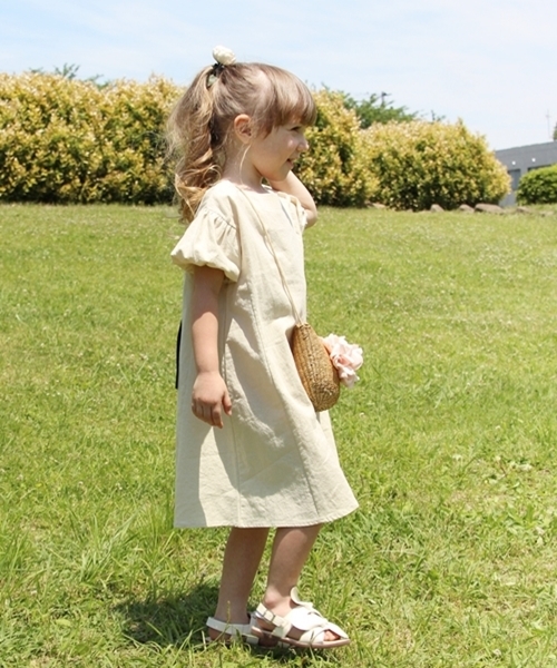 Rora（ローラ）の「ナチューラ ワンピース(2color)（ワンピース・キッズ・レッド/ナチュラル・110cm/100cm/120cm/130cm/140cm/150cm）」の20枚目の写真