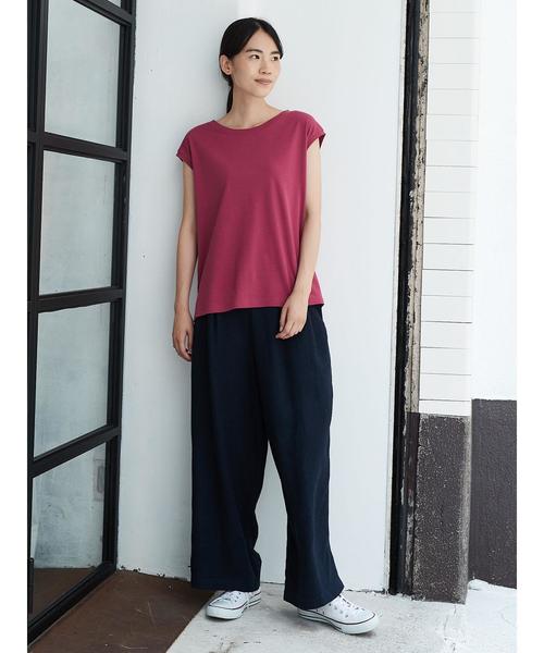 AMERICAN HOLIC（アメリカンホリック）の「・60新彊綿スムースノースリーブボックスTEE（Tシャツ/カットソー・レディース・ブラック/ピンク/その他7・M/L）」の11枚目の写真