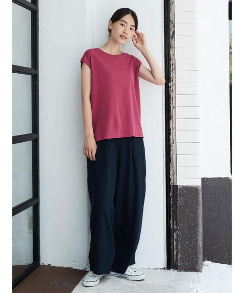 AMERICAN HOLIC（アメリカンホリック）の「・60新彊綿スムースノースリーブボックスTEE（Tシャツ/カットソー・レディース・ブラック/ピンク/その他7・M/L）」の10枚目の写真