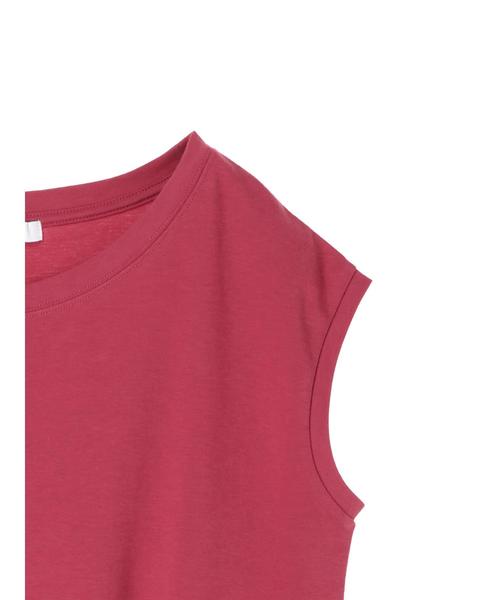 AMERICAN HOLIC（アメリカンホリック）の「・60新彊綿スムースノースリーブボックスTEE（Tシャツ/カットソー・レディース・ブラック/ピンク/その他7・M/L）」の6枚目の写真