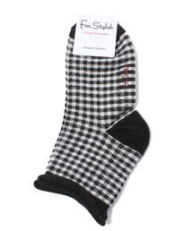WEGO | WEGO/ギンガムクルーソックス(ソックス/靴下)