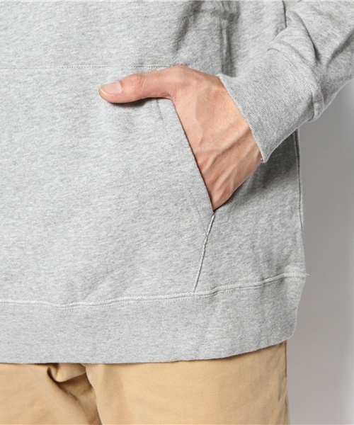 WEGO（ウィゴー）の「WEGO/オーバーサイズプルパーカー（パーカー・メンズ・ブラック/杢グレー/レッド・MEDIUM/LARGE）」の9枚目の写真