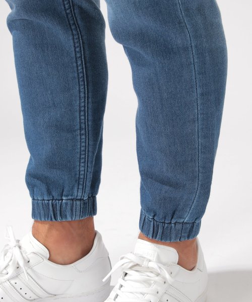 BAYFLOW(ベイフロー)の「ISKOデニムジョガーパンツ(デニムパンツ・メンズ・クリアブルー/アクア・SMALL/MEDIUM/LARGE)」の5枚目の写真