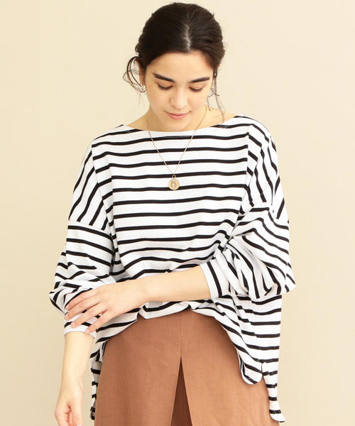 BEAUTY&YOUTH UNITED ARROWS(ビューティーアンドユースユナイテッドアローズ)の「【追加予約】【WEB限定】by ※∴ワイドドロップスリーブカットソー(Tシャツ/カットソー・レディース・ブラック/その他1/その他2/オフホワイト・FREE)」の3枚目の写真