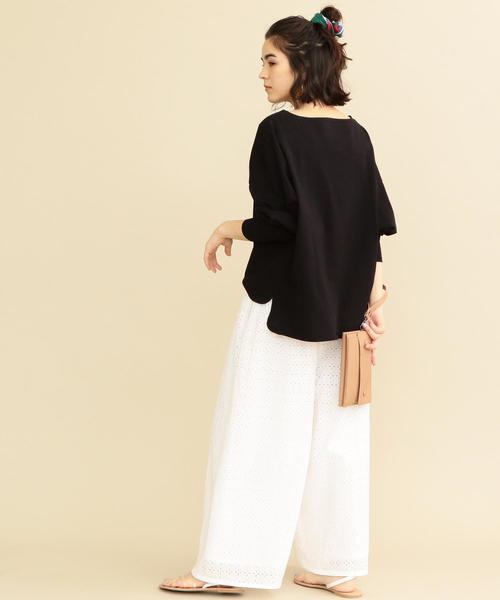 BEAUTY&YOUTH UNITED ARROWS(ビューティーアンドユースユナイテッドアローズ)の「【追加予約】【WEB限定】by ※∴ワイドドロップスリーブカットソー(Tシャツ/カットソー・レディース・ブラック/その他1/その他2/オフホワイト・FREE)」の14枚目の写真