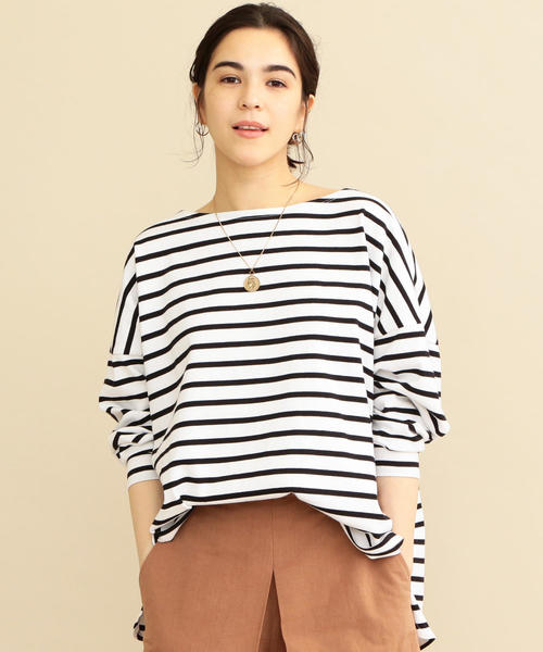 BEAUTY&YOUTH UNITED ARROWS(ビューティーアンドユースユナイテッドアローズ)の「【追加予約】【WEB限定】by ※∴ワイドドロップスリーブカットソー(Tシャツ/カットソー・レディース・ブラック/その他1/その他2/オフホワイト・FREE)」の7枚目の写真