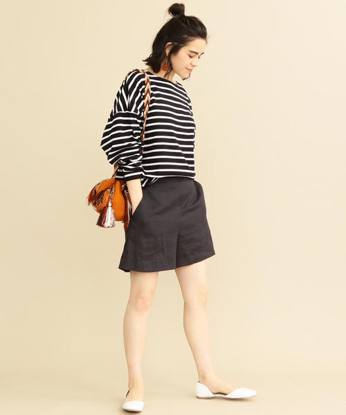 BEAUTY&YOUTH UNITED ARROWS(ビューティーアンドユースユナイテッドアローズ)の「【追加予約】【WEB限定】by ※∴ワイドドロップスリーブカットソー(Tシャツ/カットソー・レディース・ブラック/その他1/その他2/オフホワイト・FREE)」の8枚目の写真