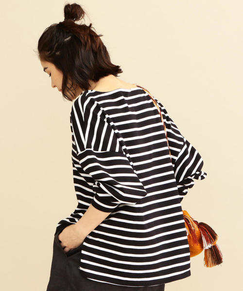 BEAUTY&YOUTH UNITED ARROWS(ビューティーアンドユースユナイテッドアローズ)の「【追加予約】【WEB限定】by ※∴ワイドドロップスリーブカットソー(Tシャツ/カットソー・レディース・ブラック/その他1/その他2/オフホワイト・FREE)」の10枚目の写真