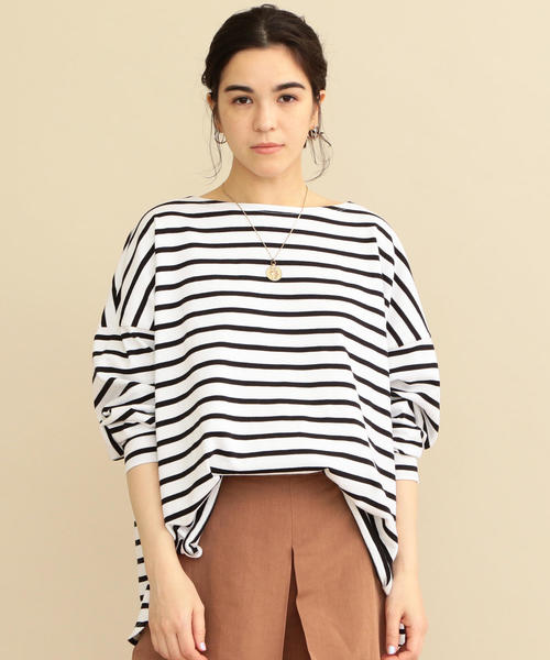 BEAUTY&YOUTH UNITED ARROWS(ビューティーアンドユースユナイテッドアローズ)の「【追加予約】【WEB限定】by ※∴ワイドドロップスリーブカットソー(Tシャツ/カットソー・レディース・ブラック/その他1/その他2/オフホワイト・FREE)」の5枚目の写真