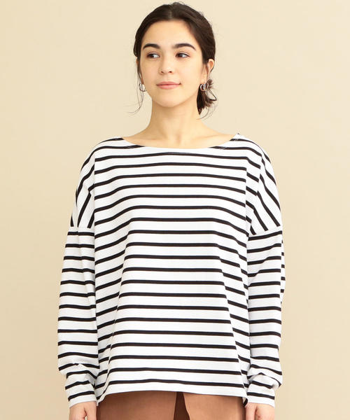 BEAUTY&YOUTH UNITED ARROWS(ビューティーアンドユースユナイテッドアローズ)の「【追加予約】【WEB限定】by ※∴ワイドドロップスリーブカットソー(Tシャツ/カットソー・レディース・ブラック/その他1/その他2/オフホワイト・FREE)」の6枚目の写真