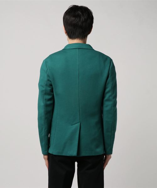 BARENA（バレナ）の「BARENA: ソリッド ジャージ ジャケット（テーラードジャケット・メンズ・グリーン系その他2/ネイビー・46/48/44/50）」の4枚目の写真